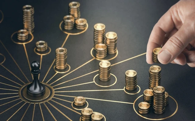 Multi stream income ecosystem visualization