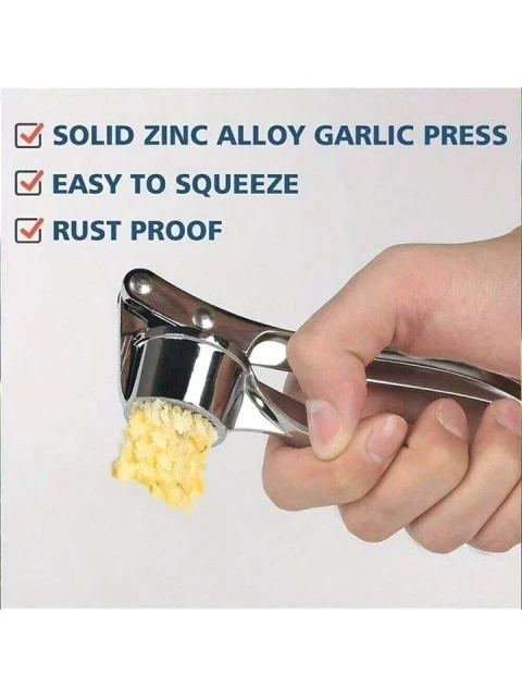 Stainless Steel Garlic Press Crusher Mincer