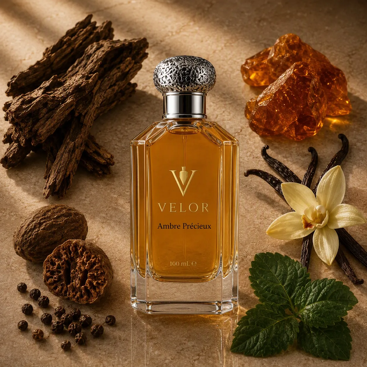 مكونات عطر فيلور أمبر بريشيو الفاخر