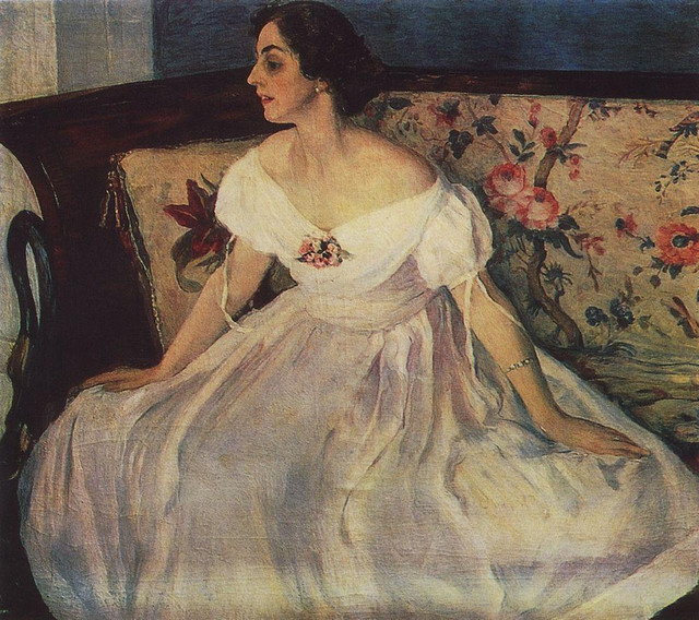 Портрет В М Нестеровой 1928