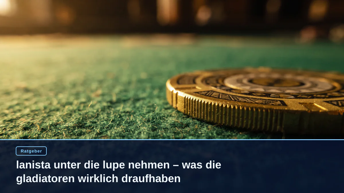lanista unter die lupe nehmen – was die gladiatoren wirklich draufhaben