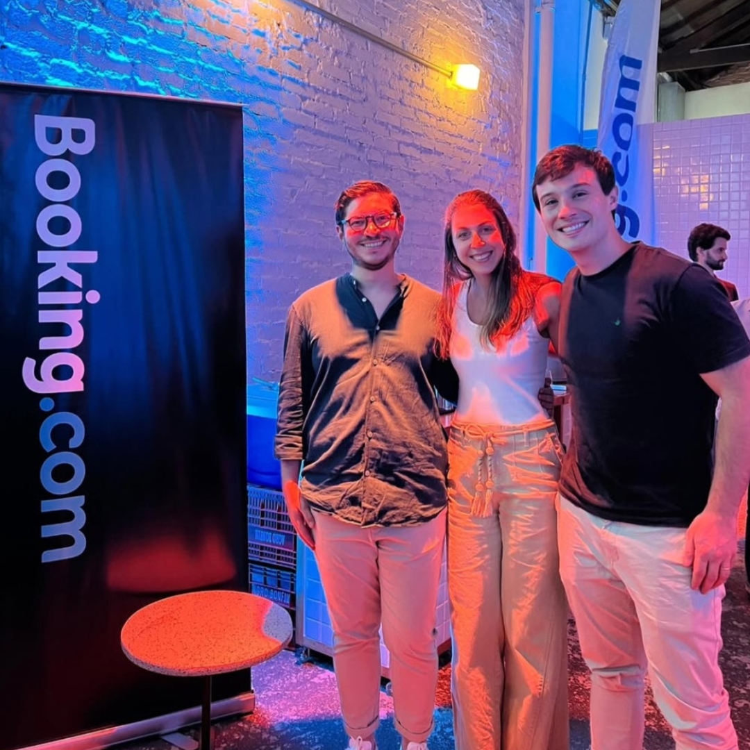 Meu Anfitrião no workshop da Booking.com em 2024