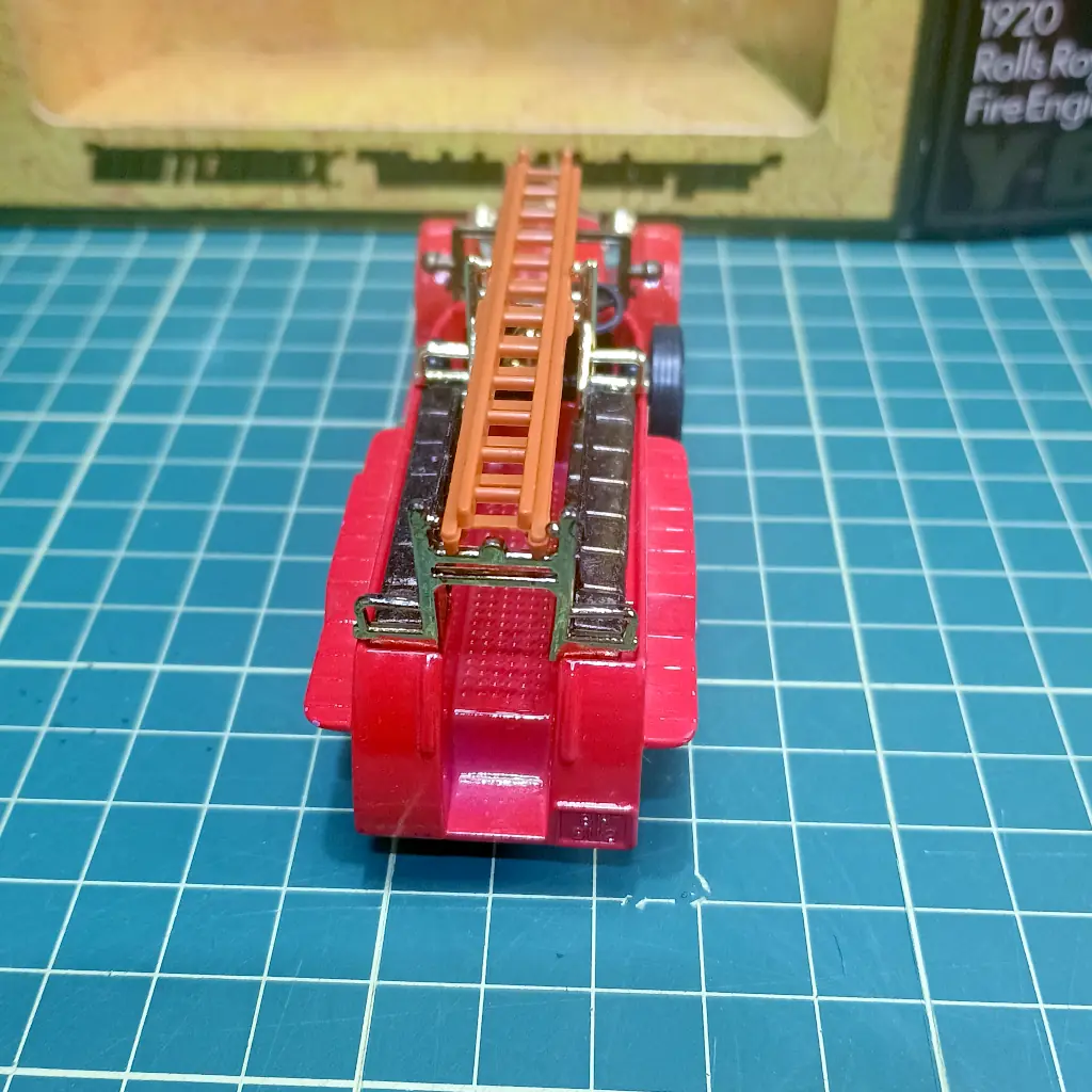 Caminhão de Bombeiros Rolls Royce 1920 Matchbox Antigo Y-6 1:48 Models of Yesteryear – Inglaterra - Foto 7