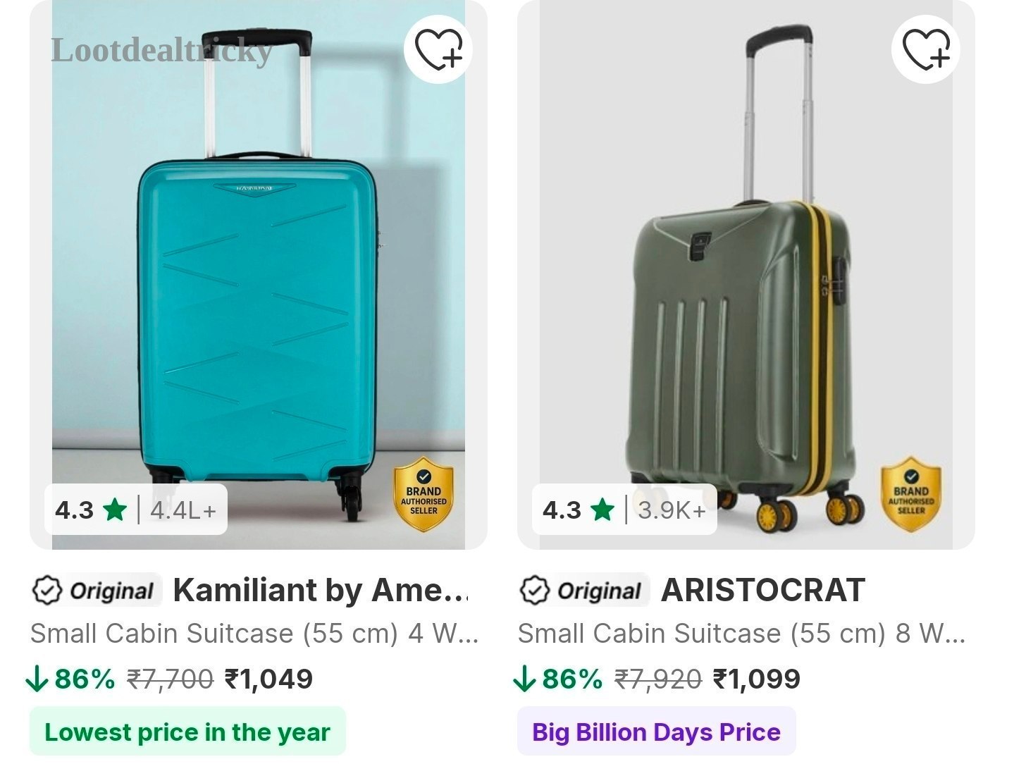 Top Brands Luggage – Just ₹1049 | Best Price Drop Today