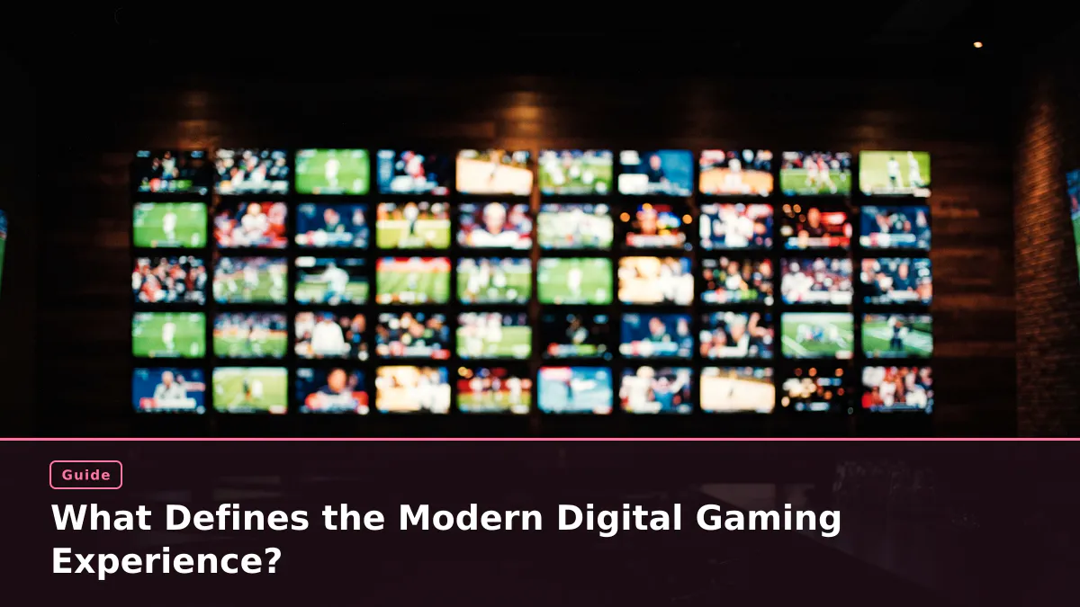 What Defines the Modern Digital Gaming Experience?
