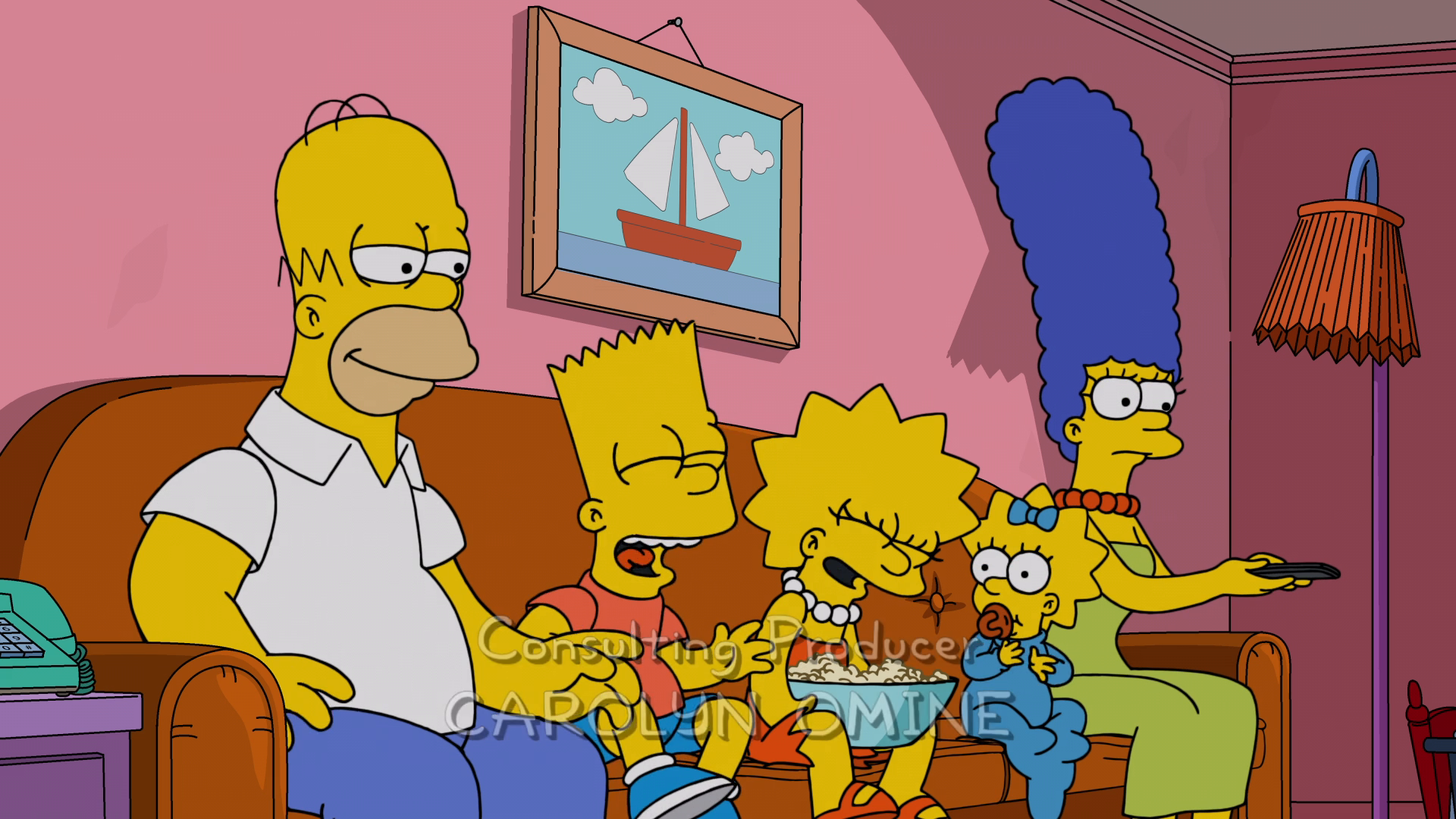 Cena dos Simpsons - Família
