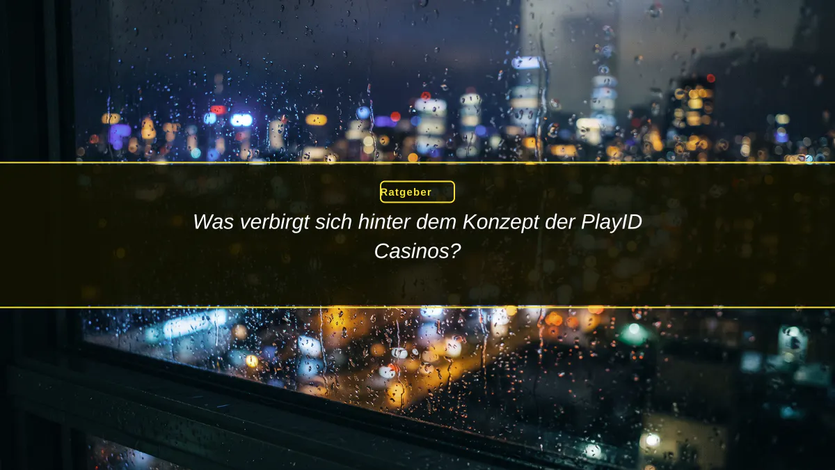 Was verbirgt sich hinter dem Konzept der PlayID Casinos?