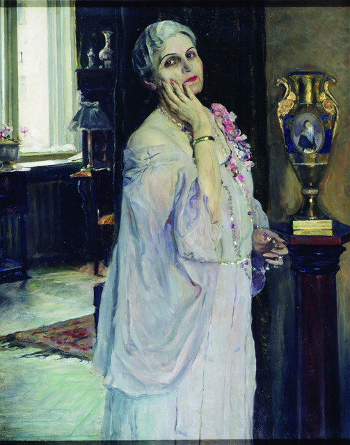Портрет народной артистки К Г Держинской 1937