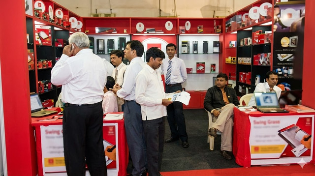Swing Cross technology pavilion at ICE Mega Expo