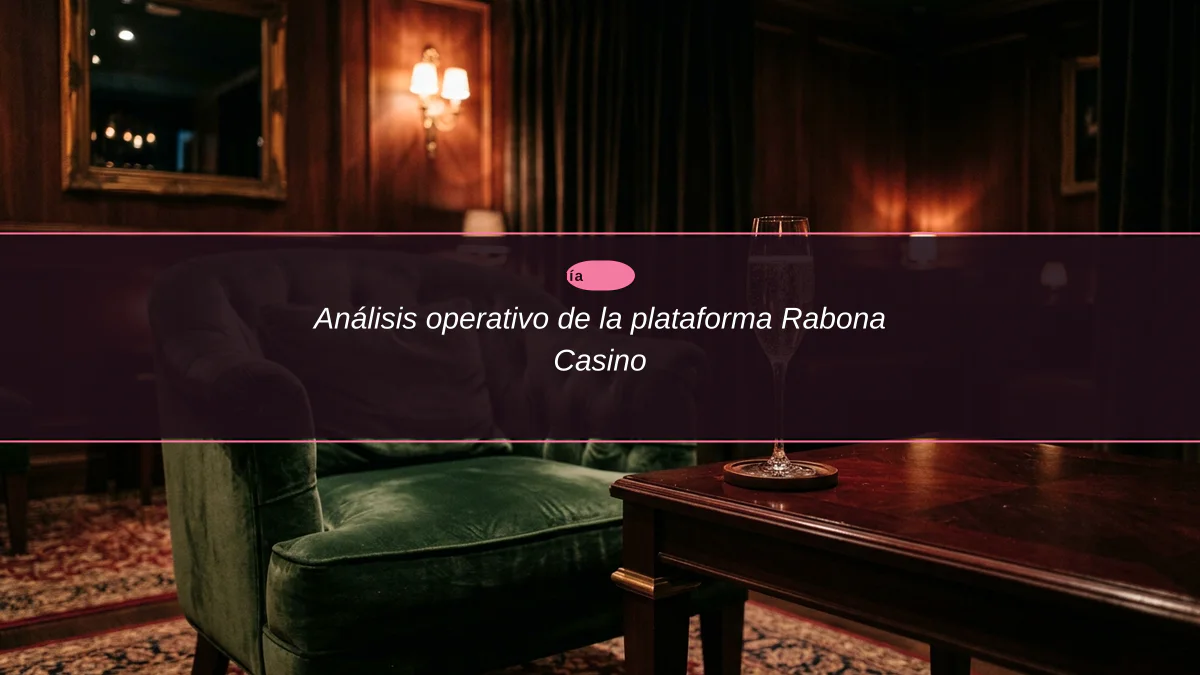 Análisis operativo de la plataforma Rabona Casino