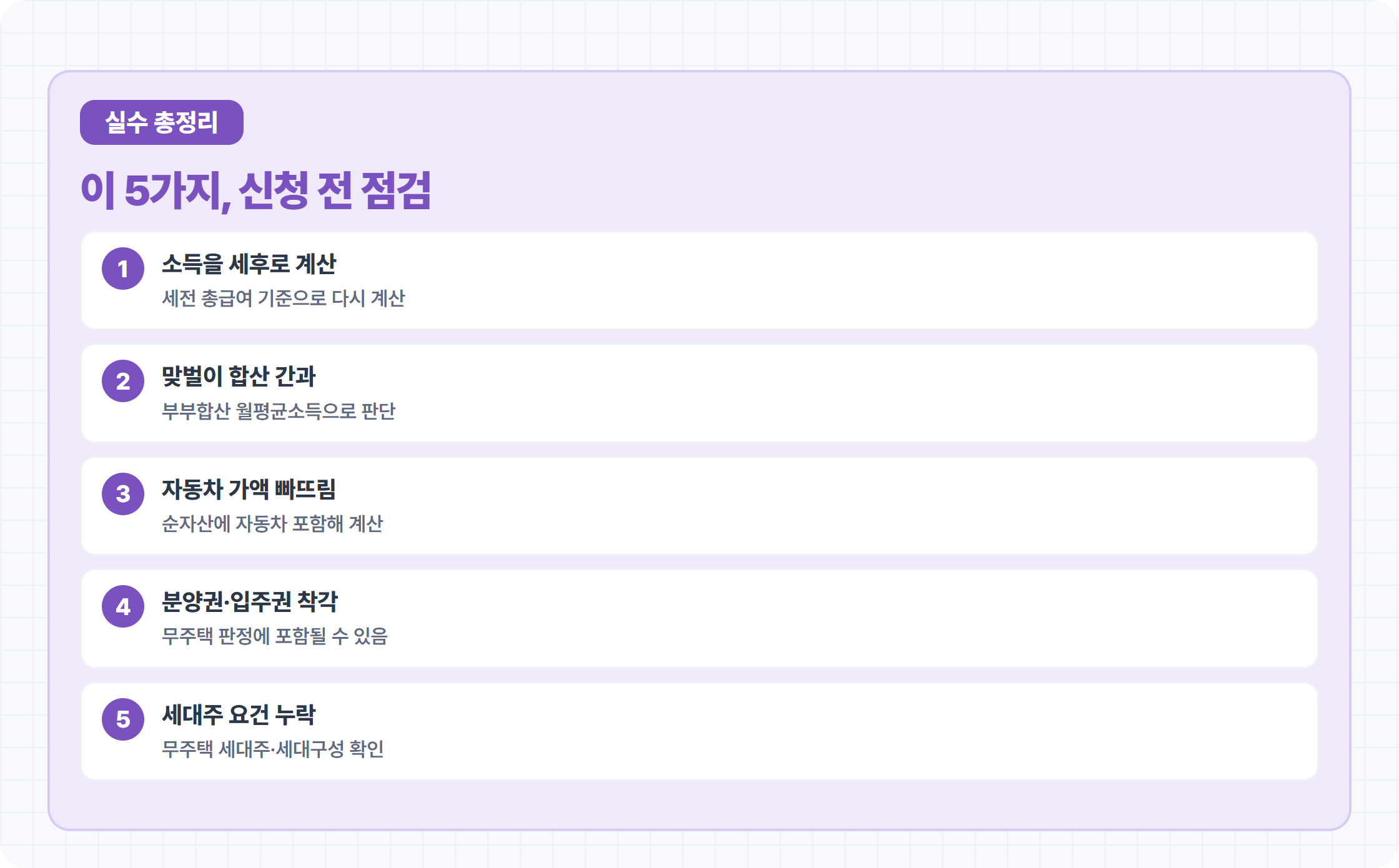 신혼부부 지원금 신청 시 자주 하는 실수 5가지 체크 카드