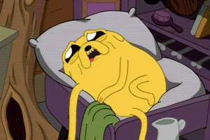 adventure time jake sick2.gif