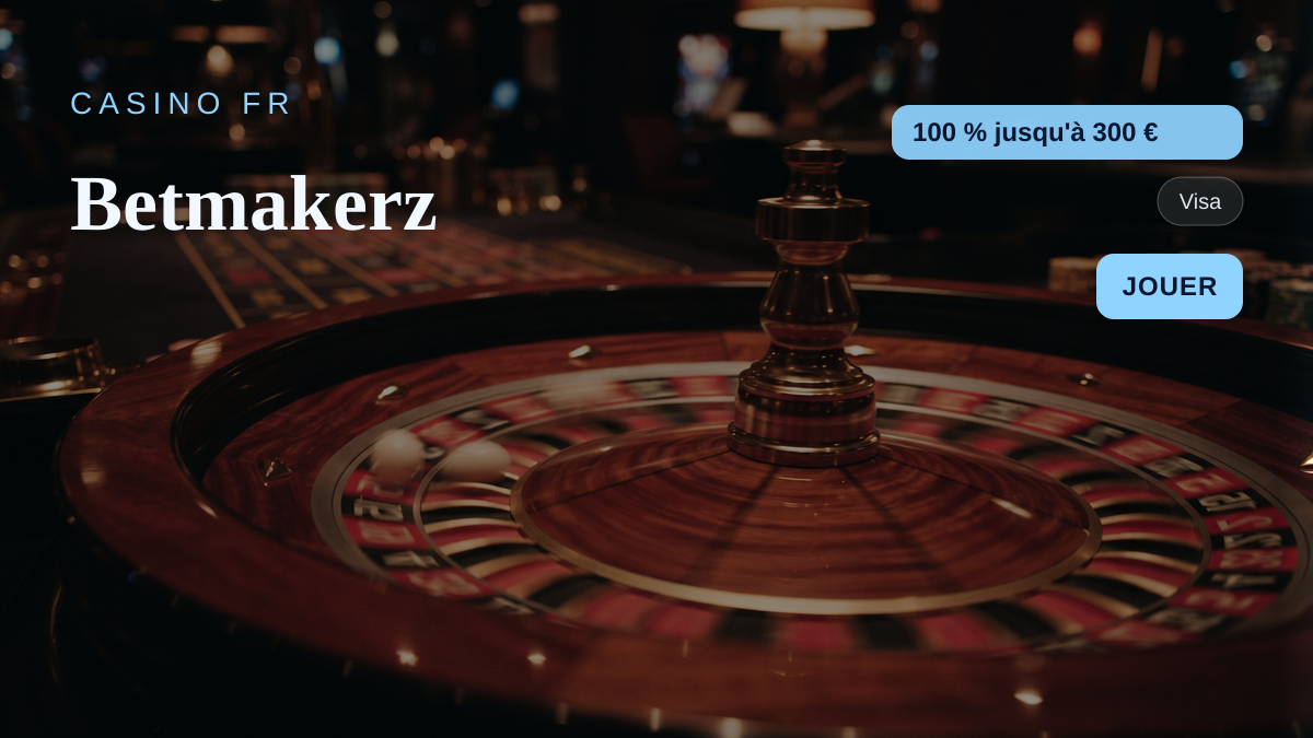 Betmakerz casino — bonus de bienvenue 100 % jusqu'à 300 € + 25 FS, paiements: Visa, Mastercard, PayPal, Skrill, Neteller Betmakerz casino — bonus de bienvenue 100 % jusqu'à 300 € + 25 FS, paiements: Visa, Mastercard, PayPal, Skrill, Neteller