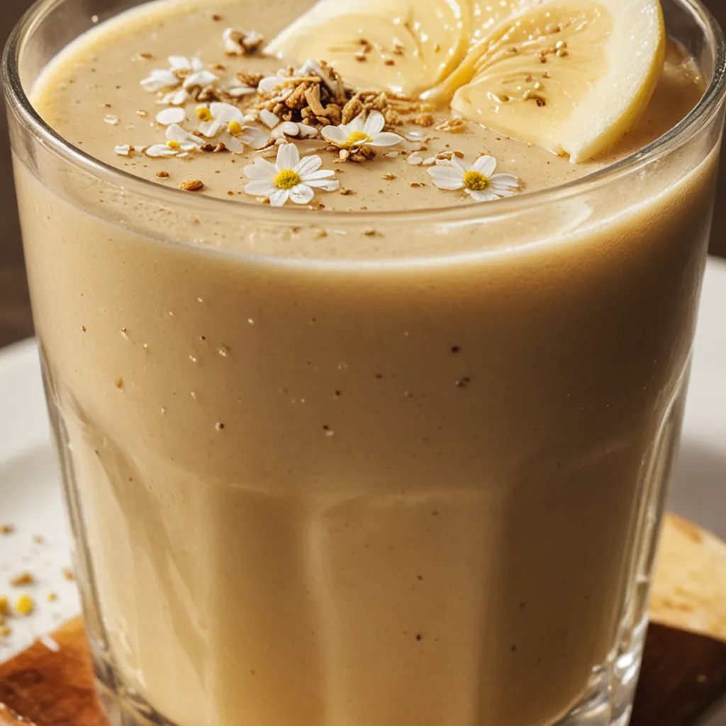 Creamy Banana Chamomile Tea Smoothie for Ultimate Relaxation