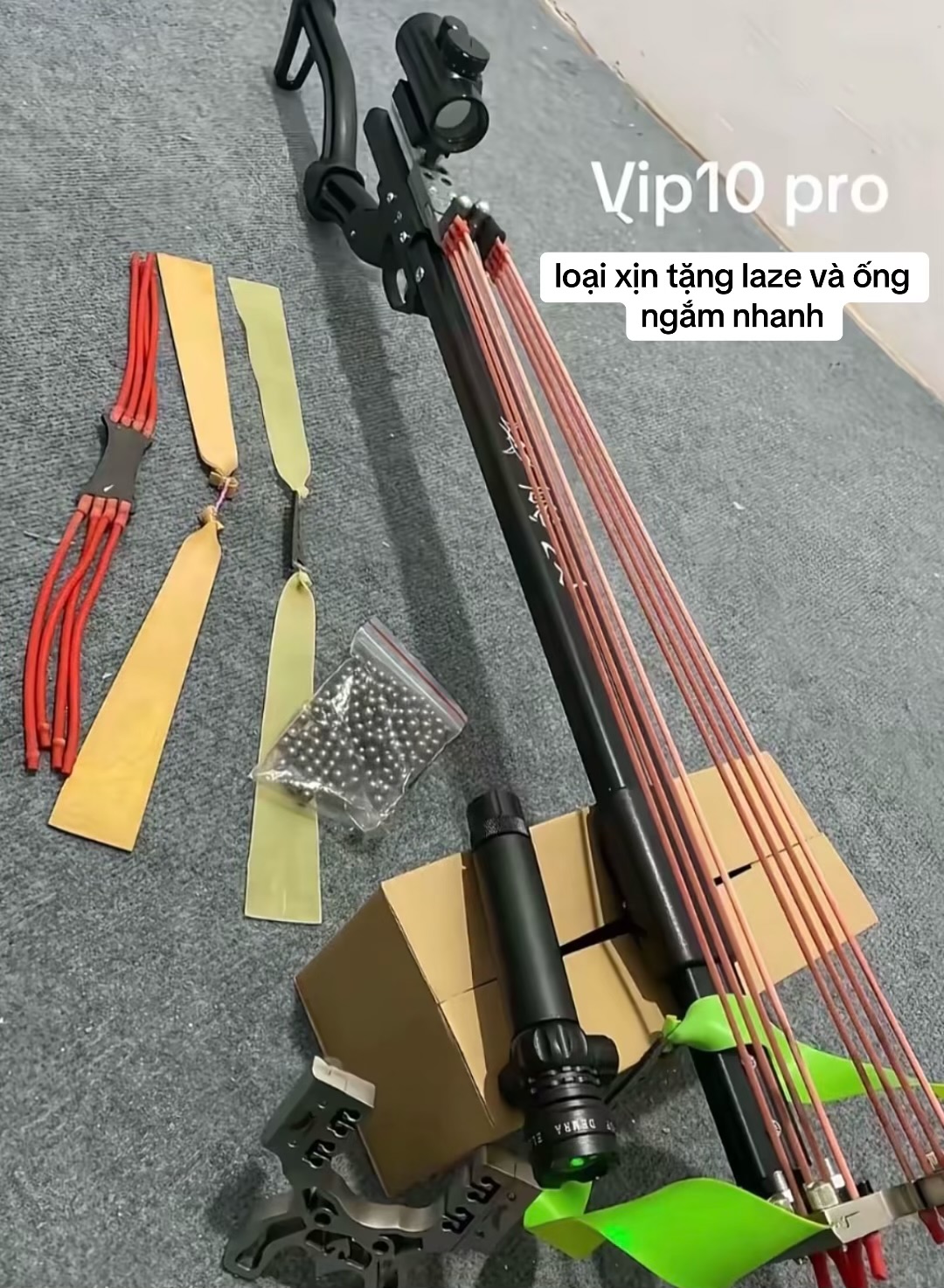 V10 Pro loại xịn tặng Laze Và ống ngắm