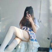 蓝色古典洛丽塔 (3)