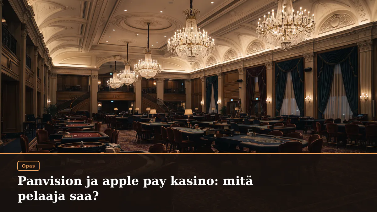 Panvision ja apple pay kasino: mitä pelaaja saa?