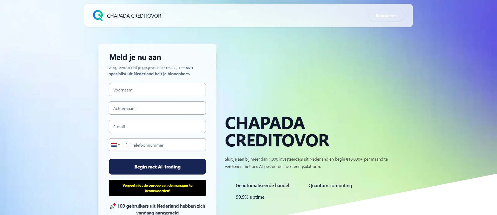 Сохранённый снимок chapadacreditovor.com