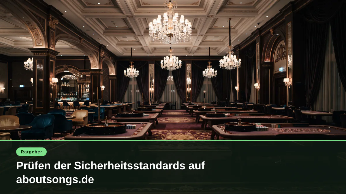 Prüfen der Sicherheitsstandards auf aboutsongs.de
