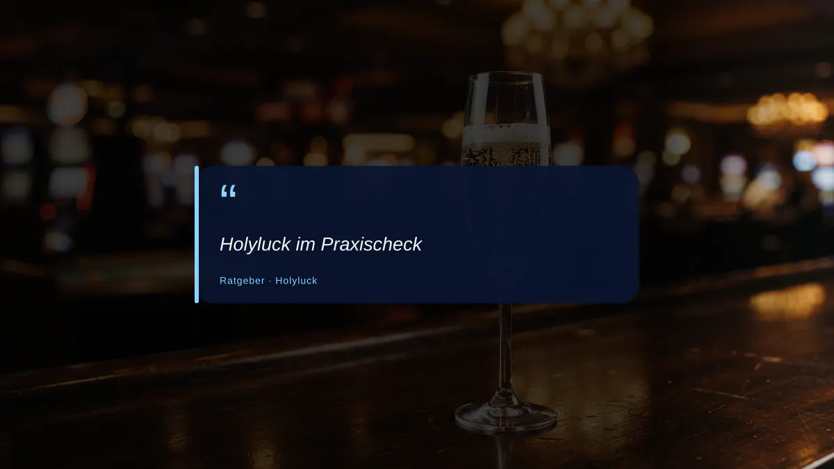 Holyluck im Praxischeck