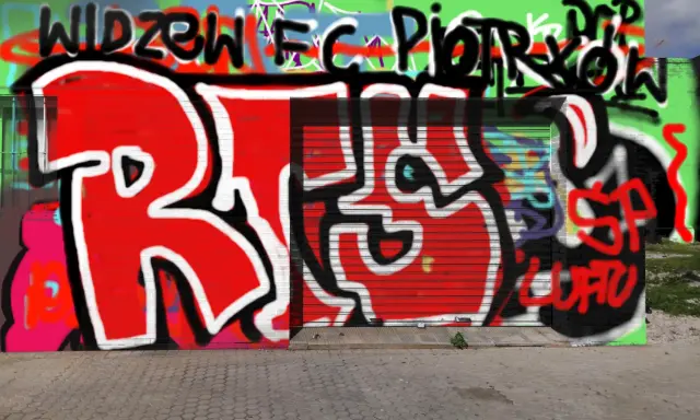 Graffiti artwork by Widzewiak