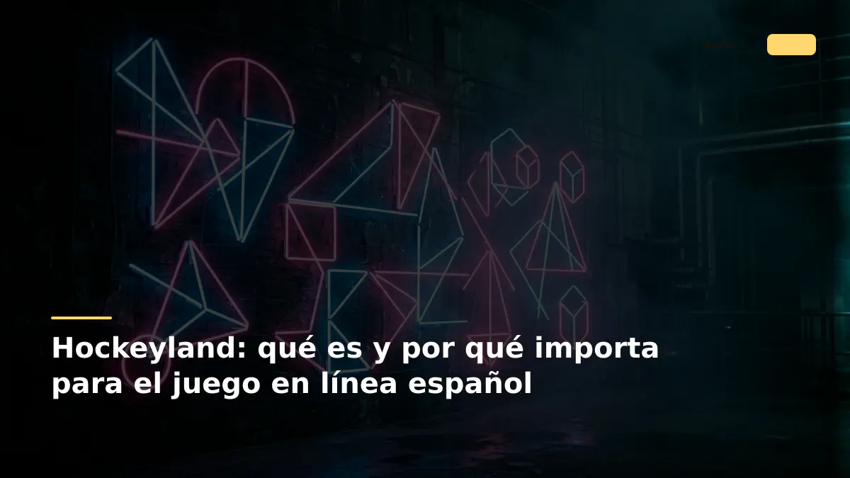 Hockeyland: qué es y por qué importa para el juego en línea español