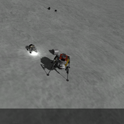 With lander through KIS