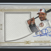 2017 Topps Definitive Collection Adam Jones Jumbo Autograph Jersey /30