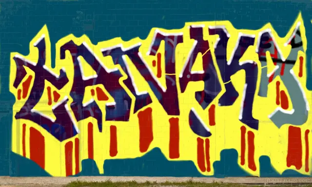 Graffiti artwork by Tkiz