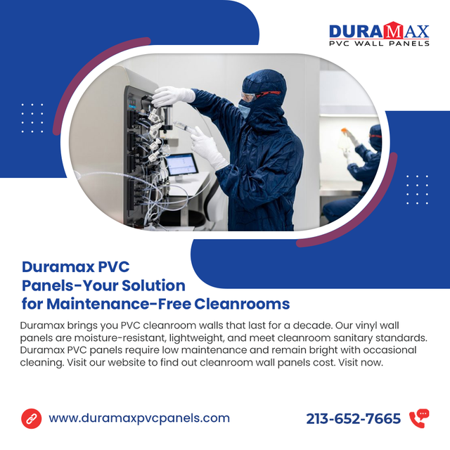 Duramax PVC Panels Your Solution for Maintenance Free Cleanrooms.png