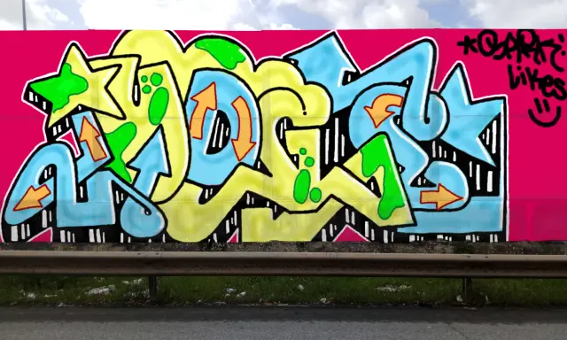Graffiti artwork by Judge