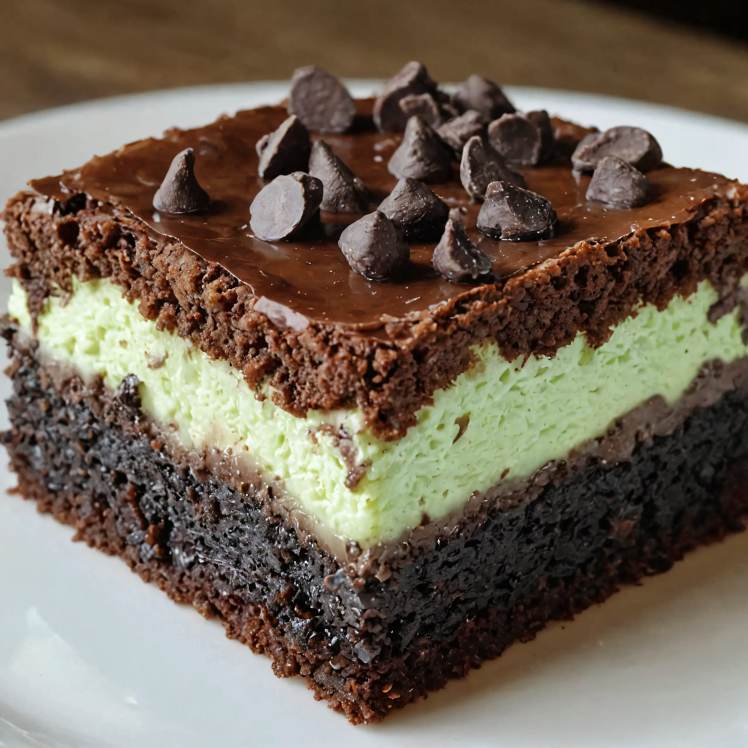 Irresistible Mint-Stuffed Brownies