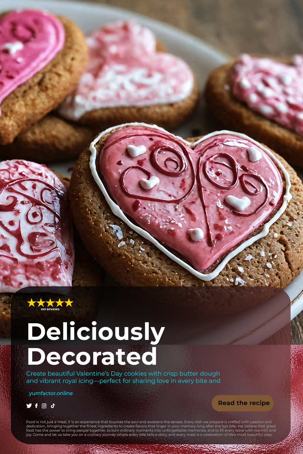 Deliciously Decorated Valentine's Day Cookies