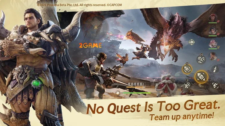 Gameplay truy dấu và săn quái vật trong Monster Hunter Outlanders