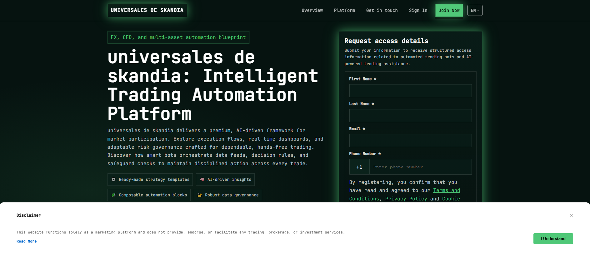 Stored capture of universalesdeskandia.pro