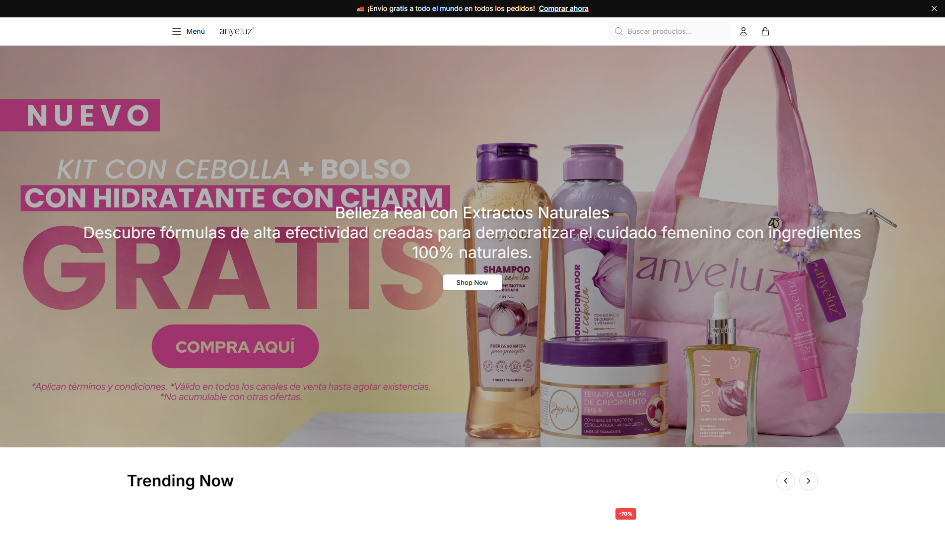 Stored capture of anyeluzcare.shop