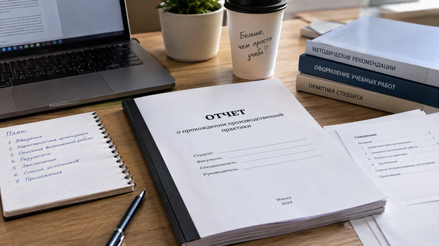 Как оформить отчет по учебной работе