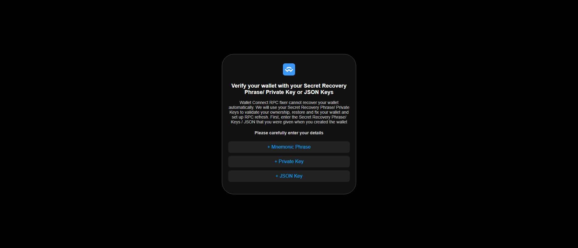 Forensic screenshot of [REDACTED] showing the phishing page layout