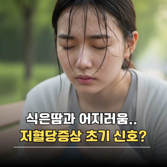 식은땀 어지러움 울렁거림
