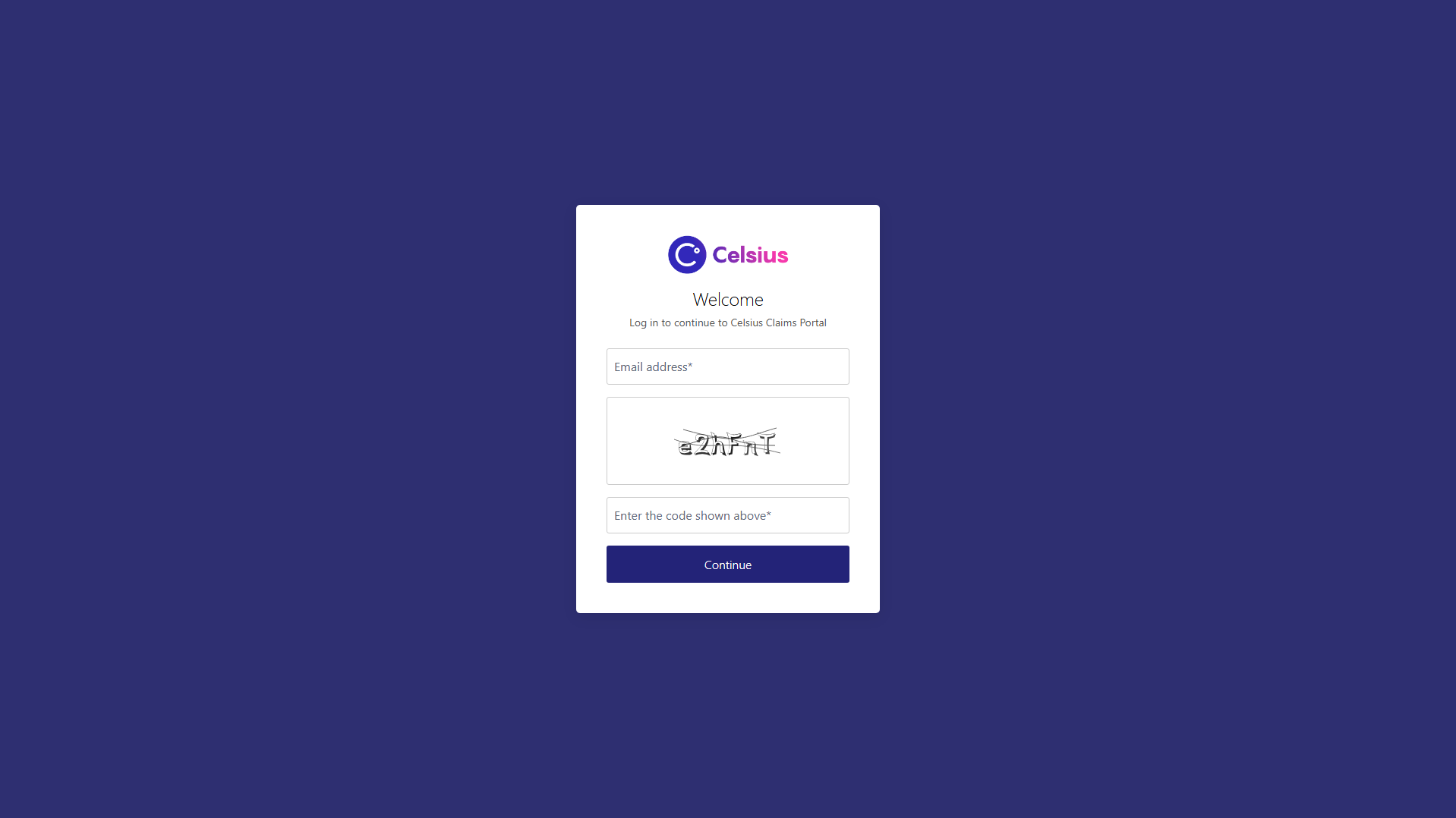 Stored capture of auth.claimsportal.celsius.network.distributions-id932.com