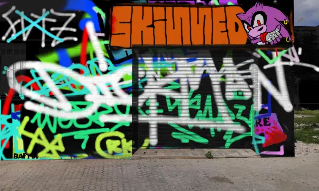 Graffiti artwork by 6996