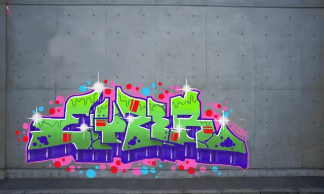 Graffiti artwork by eyza
