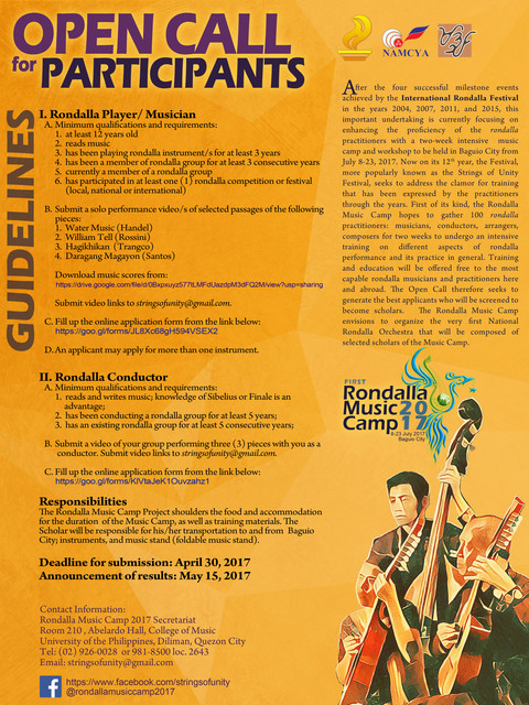 Open Call Poster march 1