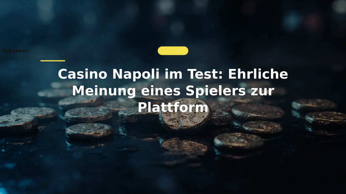 Casino Napoli im Test: Ehrliche Meinung eines Spielers zur Plattform