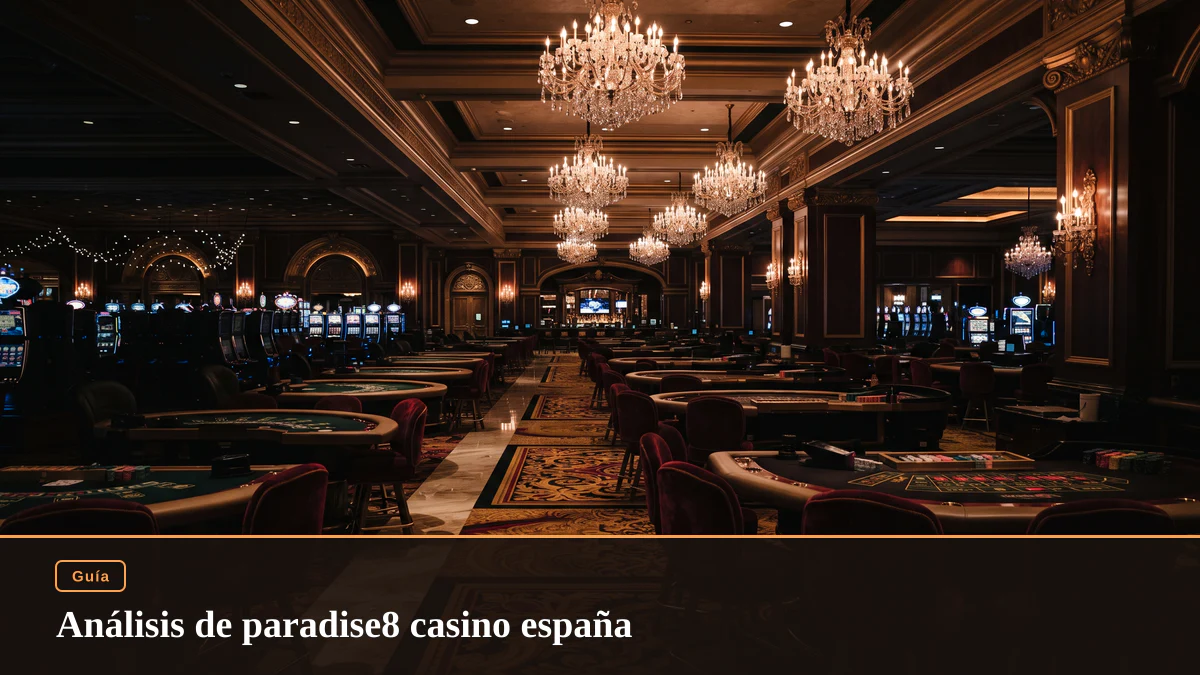 Análisis de paradise8 casino españa
