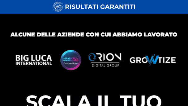 Screenshot of scaleupgarantito.com