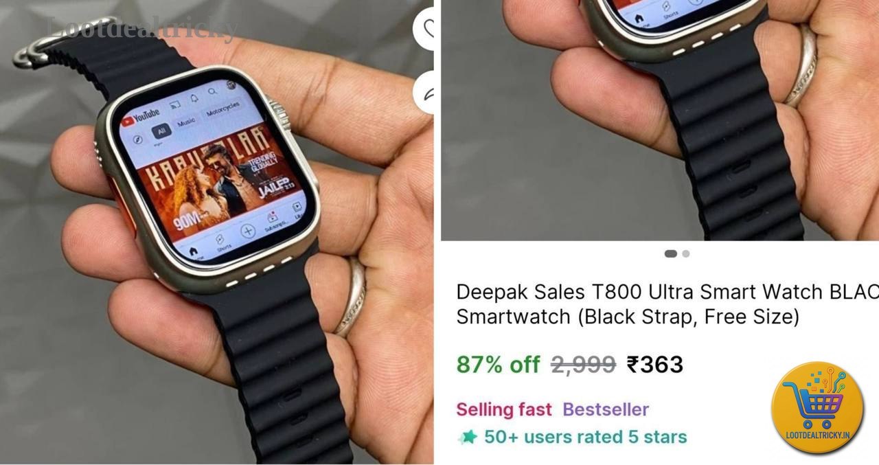 T800 Ultra Smartwatch  – Just ₹363 | Best Deal