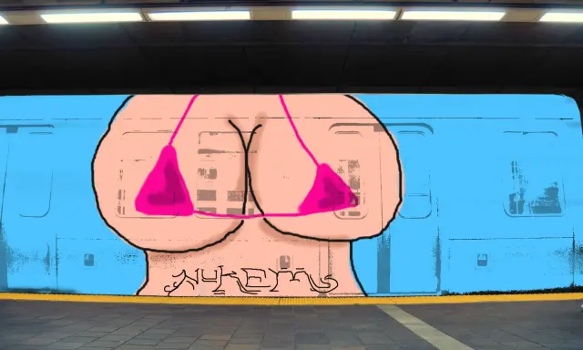 Graffiti artwork by VETTER