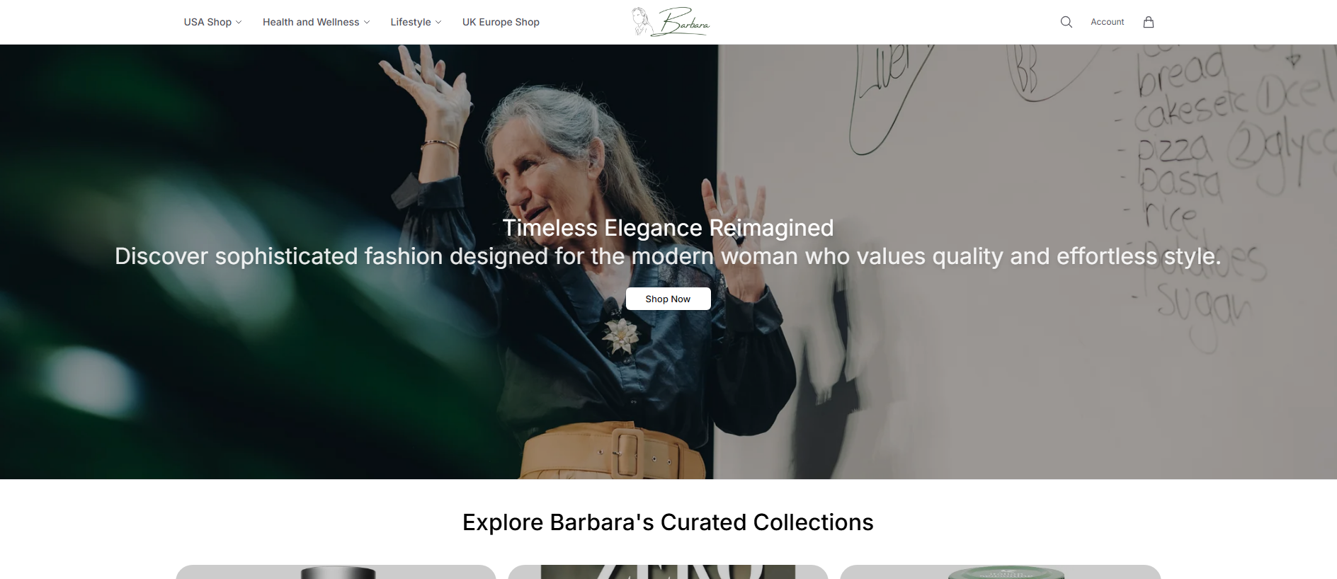 Stored capture of barbaraoneillstore.shop