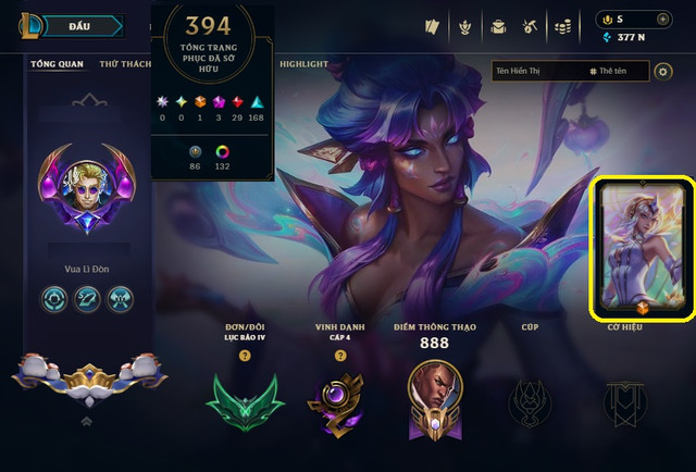 Acc LMHT # - Khung Lục Bảo